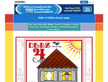 Tablet Screenshot of debz4coffee.eshire.net
