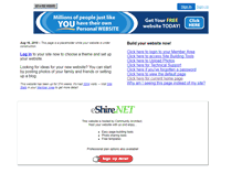 Tablet Screenshot of organi3r.eshire.net