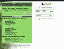 Tablet Screenshot of eshire.net